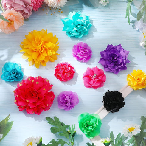 42 Pcs Dog Collar Flowers, Cute Dog Grooming Bows, Accessories for Dog Collar Embellishments and Charms