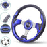Golf Cart Steering Wheel for EZGO, YAMAHA and Club Car Precedent, Most Golf Carts Blue