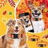 Buryeah 9 Pcs Holiday Dog Collars - Adjustable Fall Autumn Halloween Thanksgiving Christmas Collars for Large Dogs