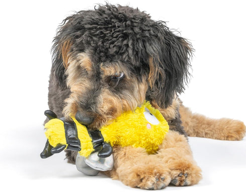 Huxley & Kent Slappies for Dogs | Buzz Bee (Small) | Squeak & Shake Dog Toy - TPR Ball Simulates Hunting