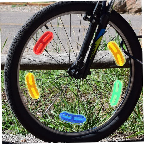 Kisangel 20pcs Bicycle Spokes Bike Lights - Kids Tire Lights for Safety and Reflective Visibility