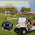Golf Cart Brake Drum Hub Assembly, Suitable for EZGO TXT Electric Vehicles, OEM#19186-G1