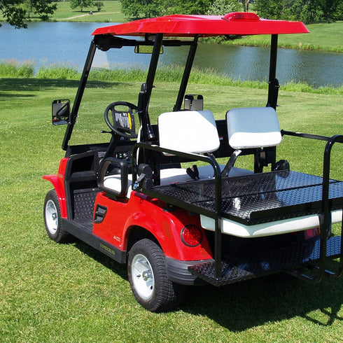 Xislet All Metal Golf Cart No-Drilling Side Rear Mirror - Compatible with 0.75"-1.0" EZ-GO Zone Cart Rail Tube