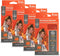 Survive Outdoors Longer Emergency Blanket - 90% Heat Reflective, Waterproof & Windproof, 56" x 84", 4 Pack, Orange