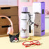 Kuromi Stainless Steel Insulated Water Bottle with Buckle and Strap, 600ml