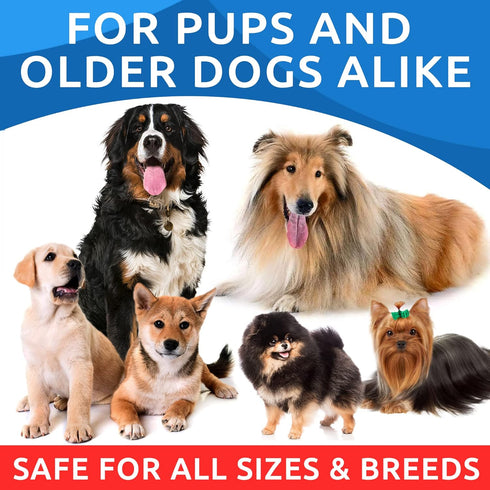 BARK&SPARK Omega 3 for Dogs: 360 Fish Oil Treats for Shedding, Skin Allergy Relief, Joint Health, Alaskan Salmon