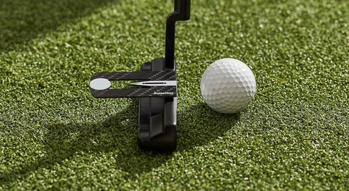Putter Key Golf Gift and Portable Tool and Training Aid to Help with Center, Aim, and Path While Practicing Like You
