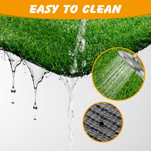 33x20.8 Inch Grass Pad for Dogs Potty, Dog Grass Pad, Reusable Pee Fake Grass Mat for Pets Potty Training, Washable Pee