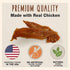 (28 oz.) Cadet Gourmet Chicken Breast Dog Treats - Healthy & Natural Chicken Dog Training Treats for Small & Large Dogs
