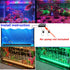 Aquarium Air Bubble Light, RGB LED Fish Tank Light with 16 Colors, Remote Control IP68 Submersible Lamp for Turtle Tank