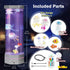 Decor,7 Large Size Jellyfish Aquarium Lamp Fake Fish Jelly Fish Tank Aquarium Lava Lamp Night Light Room