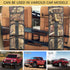 Car Concealed Seat Back Gun Rack, Universal Shooting Accessories for Hunting Gear, Fit for Vehicles