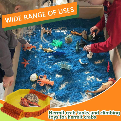 TELADESHX 6.1 5.71 0.79 inches) Hermit Crab Water Tank Hermit Crab Habitat Reptile Food Dish Accessories for Hermit
