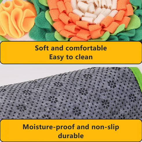Fanlahmtasy 11.8"x11.8" Rabbit Foraging Mat Snuffle Mat for Rabbits, Bunny Snuffle Mat, Ideal for Guinea Pigs