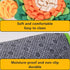 Fanlahmtasy 11.8"x11.8" Rabbit Foraging Mat Snuffle Mat for Rabbits, Bunny Snuffle Mat, Ideal for Guinea Pigs