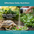 30 Sulcata Tortoise Calcium Powder - Herpetologist Formulated Calcium Powder for Reptiles with High Fiber - Day Shaker