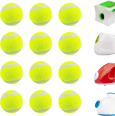Dog Tennis Balls X-Small 1.5" Pack of 12, Fit for Ball Launchers - Dog Toys