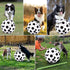 Juome Herding Ball for Dogs, 8" Dog Herding Balls with Soccer Cloth Cover Hand Pump, Interactive Dog Toys for Small & Medium Dogs