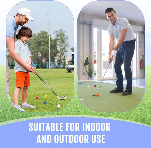 80 Junkin Pcs Foam Golf Balls Practice Balls Realistic Feel and Flight Sport Training for Indoor or Outdoor Backyard
