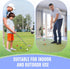 80 Junkin Pcs Foam Golf Balls Practice Balls Realistic Feel and Flight Sport Training for Indoor or Outdoor Backyard