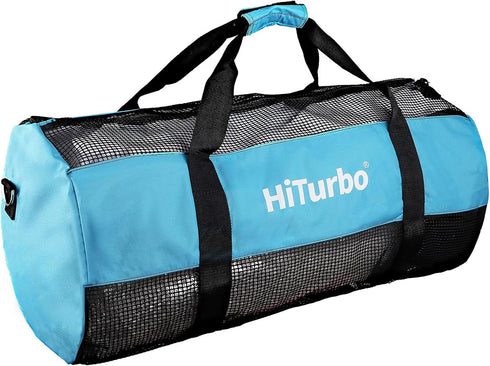Hiturbo Mesh Duffel Bag, Travel Beach Gear Diving Luggage for Scuba, Surfing and Snorkeling