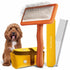 DOODLEEZ Slicker Brush for Dogs - Goldendoodle Brush with Poodle Comb and Cases
