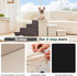 Love's Cabin 3-Step Dog Stairs with Storage, Adjustable Foldable Ramp for Small Medium Large Dogs, Beige