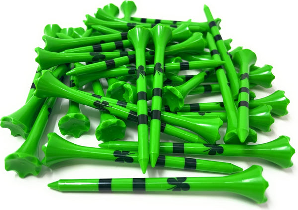NorthPointe 3 ¼ Neon Plastic Golf Tees - Highly Visible Bright Colors, Easy to Find Golf Tees in Bulk