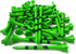 NorthPointe 3 ¼ Neon Plastic Golf Tees - Highly Visible Bright Colors, Easy to Find Golf Tees in Bulk