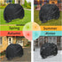 Heavy Duty Waterproof Bike Cover for 3 Bikes, 420D Oxford Outdoor Storage, UV Wind Proof Tarp for Mountain Road