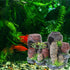 Saim Aquarium Decorations, Artificial Antique Barrels Crafts for Fish Tank Ornament.