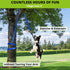 Dog Hanging Bungee Tug Toy - Interactive Tether Tug-of-War for Small to Large Dogs - Outdoor Tree Tugger with Ropes