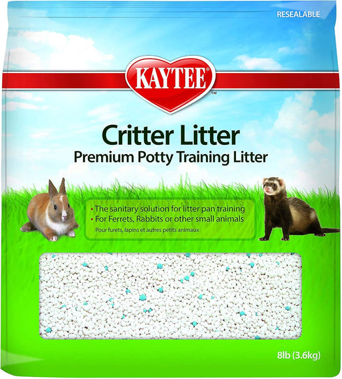 Kaytee Premium Potty Training Critter Litter for Ferrets, Rabbits & Other Small Animals - 8 lb