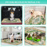 Dogs54"x72" Thicken Washable Pee Pads for Dogs, Waterproof Reusable Pee Pads for Super Absorbent Leakproof Dog Pads
