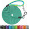 NTR 30FT Long Dog Leash, Check Cord with 2 Swivel Hooks and Soft Rubber Handle for Small Medium Large Dogs