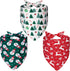 Agroon Christmas Dog Bandanas XLarge 3PCS, 6 Pattern Holiday Scarf for Boy and