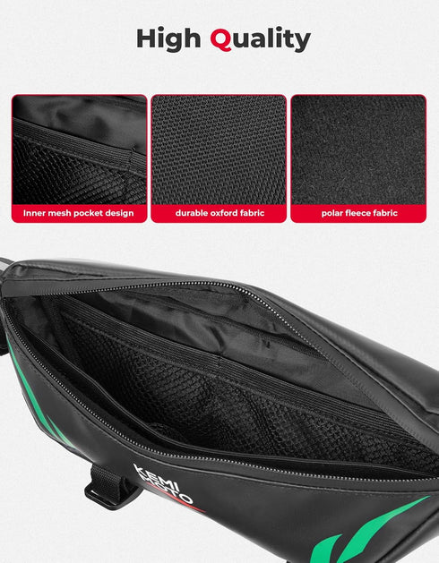 KEMIMOTO Universal Motorcycle Handlebar Bag, Waterproof Front Storage Bag for Sur-Ron Light Bee X, S X160 X260, Talaria