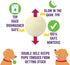 Chew King Glowing Fetch Ball - 8-Pack Dog Ball Toys for Interactive Play