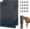 2 pcs Horse Cattle Scratchers, Super Soft Massage Brush Kit for Equine Bovine, Itch Relief Pad for Small Farm Animals