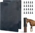 2 pcs Horse Cattle Scratchers, Super Soft Massage Brush Kit for Equine Bovine, Itch Relief Pad for Small Farm Animals
