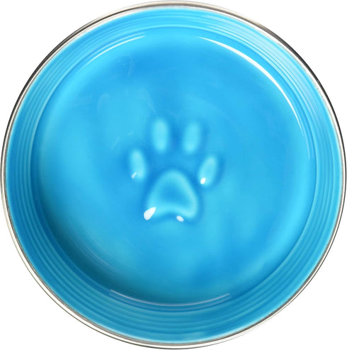 Loving Pets Le BOL Dog Bowl, Medium, Seine Blue, 7936