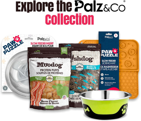 20 Pack Palz&Co Chicken Sausage Dog Treats - of All-Natural Grain-Free Chews for Dogs, Supports Dental Health & Hip