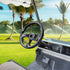 Golf Cart Steering Wheel - Fit for Club Car DS & Precedent, EZGO TXT & RXV, Universal Steering Wheel