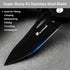 HX OUTDOORS Premium D2 Steel Folding Pocket Knife with Lock, Non-Slip G10 Handle and Pocket Clip (Black)