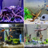 kathson 4Pcs Aquarium Driftwood, 3.5"-7" Small Natural Wood Decoration for Fish Tank Ornament