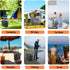 UOPBYEA Portable Camping Toilet for Adults With Urine Gel & Leak-Proof Bags and Wider Seat, Washable Portable Potty