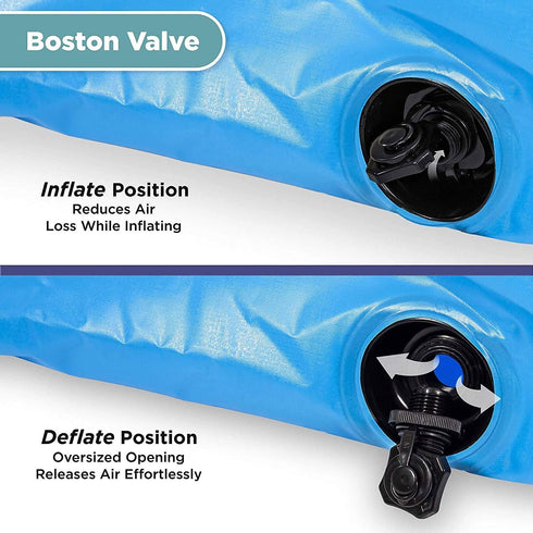 3-in-1 Aqua Fold & Go Tanning Pool Float, Mat and Tanning Pool Lounger Padded Mat for Land or Water with Carry Strap