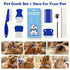 WRW 7 Pack Flea Comb,Stainless Steel Dog Cat Grooming Combs with Rounded Tooth for Remove Fleas Lice Eggs, Double Sided