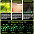 100pc Luminous Stones, Glowing Rocks for Aquarium Decoration, Glow Stones for Fish Tank and Garden Pebbles, Purple