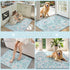 2 Pack (36"x36") Lahome Washable Reusable Pee Pads for Dogs - Blue Botanical Floral Puppy Pads, Super Absorbent